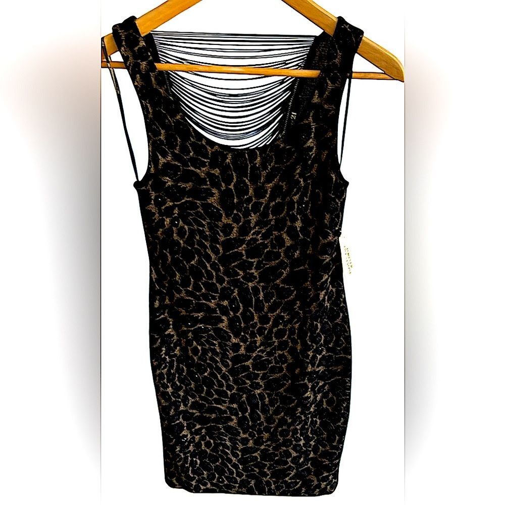 Bodycon Leopard Print Dresses Size L